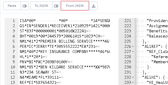 edi from json