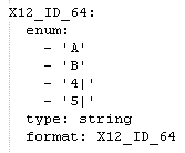 sef codes partition